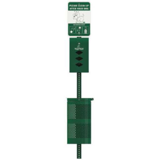 Pet Waste Station with Pet Waste Bag Dispenser & Refills