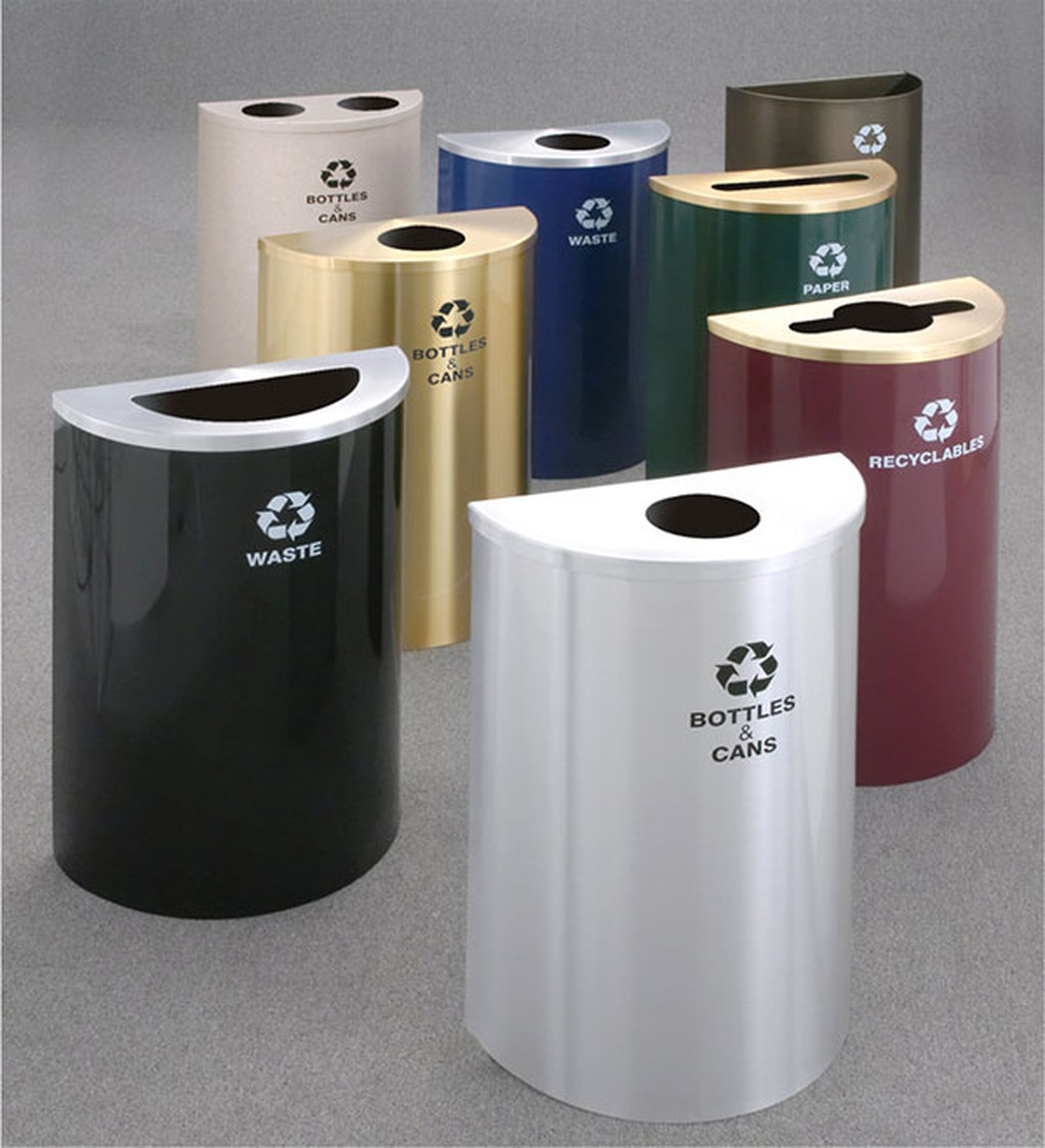 HALF ROUND RECYCLING RECEPTACLES - Image 2